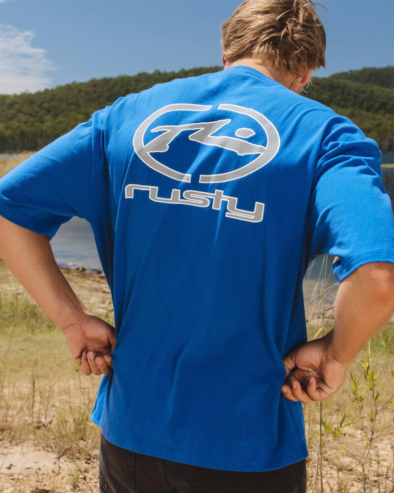 Streetwear Brand Font - レトロオーバルテックウェアフォントサーフカルチャー アウトドアトレンドブランドTシャツ コットン メンズ レディース Tシャツ