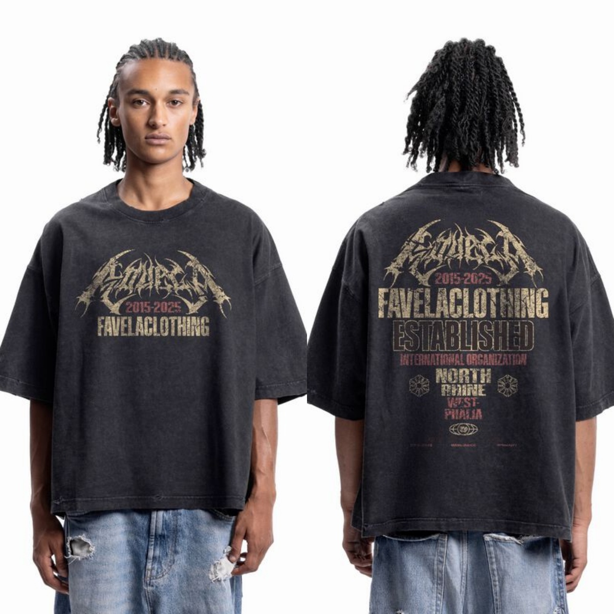 カルトメタルフォントストリートトレンディブランド Tシャツコ - Streetwear Brand Font のレビューと価格