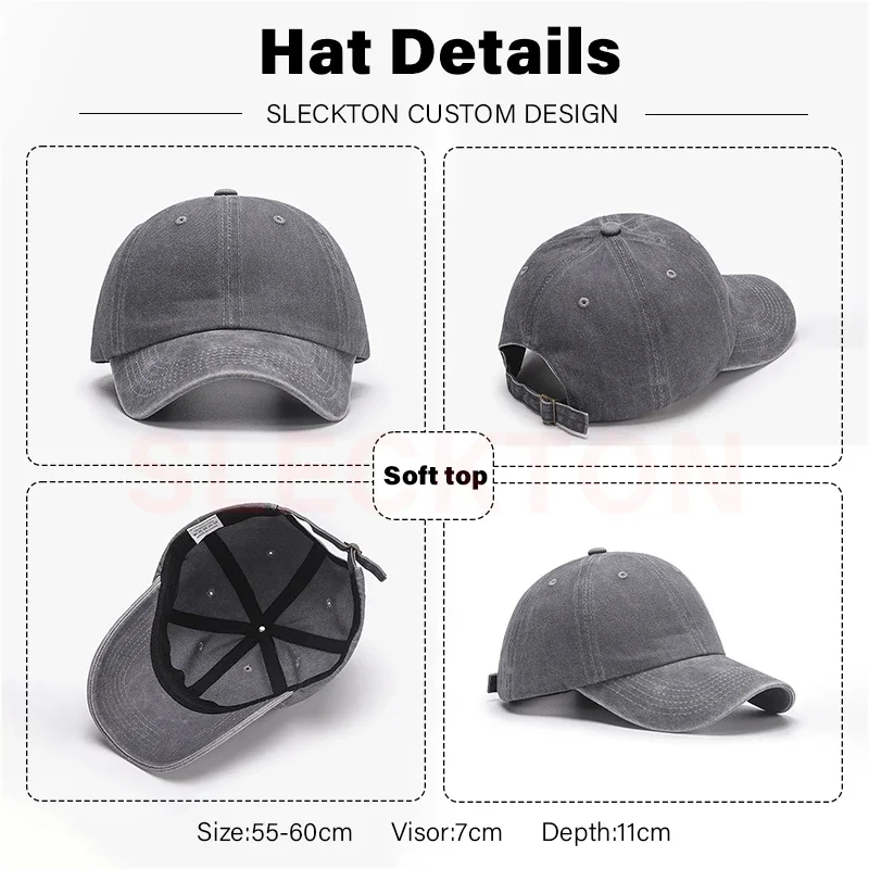 SLECKTON カスタムロゴレトロ野球帽男性と女性 DIY - Stussy Bucket Hat のレビューと価格
