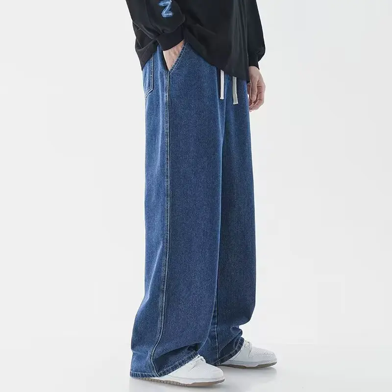 2026 新しいストリートルーズジーンズ男性韓国スタイルのフ - Streetwear Brand New のレビューと価格